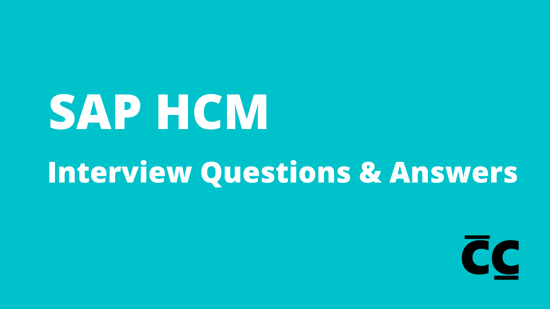 SAP HCM Interview Questions And Answers