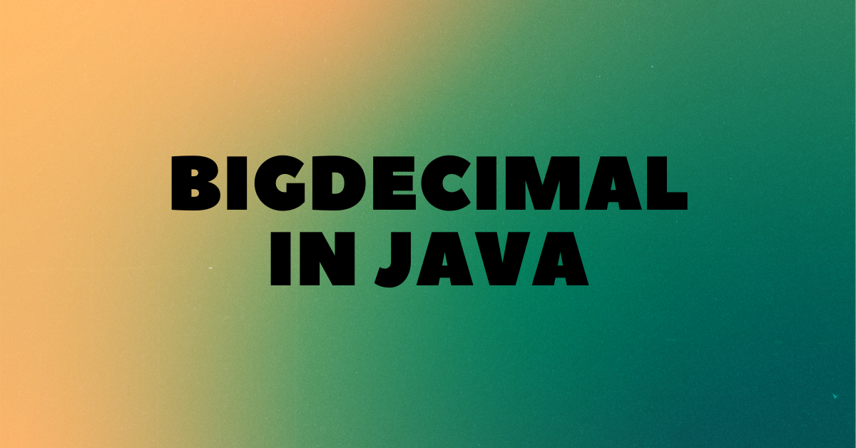 Java Bigdecimal Compareto